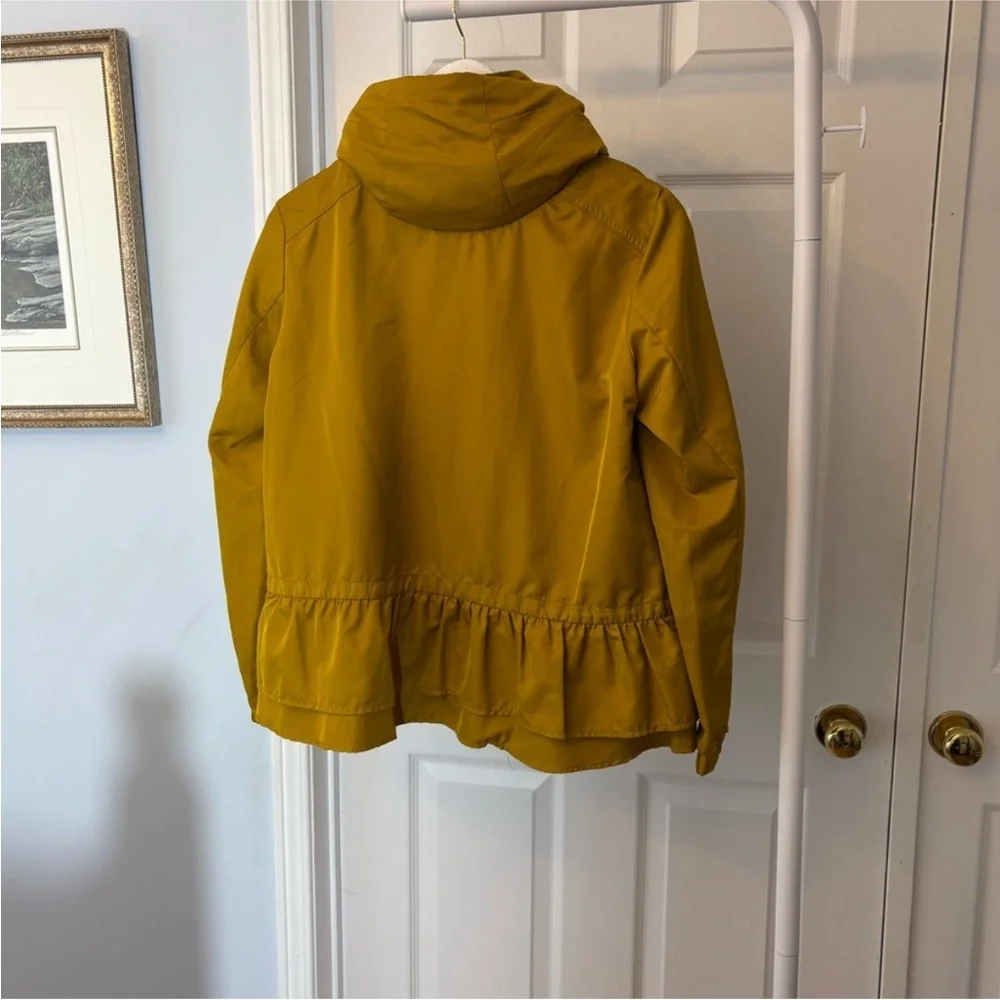 Zara Yellow Peplum Utility Jacket Size Small - Picture 6 of 12